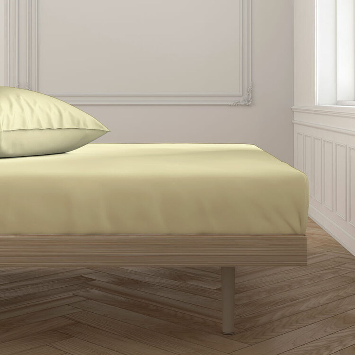 Inpassat underlakan Happy Home Mix Colors Gul Säng 120 - 3