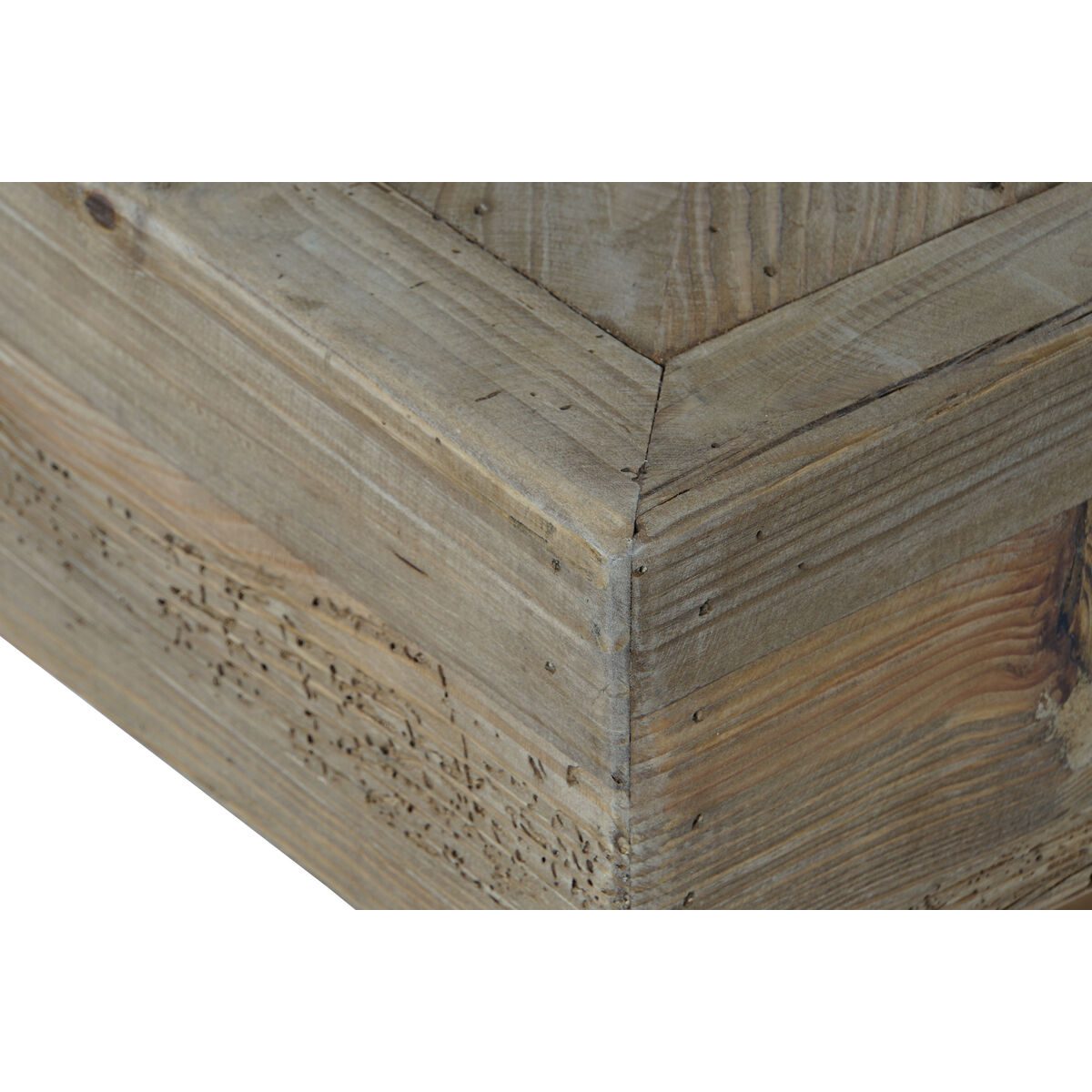 Soffbord Home ESPRIT Brun furuträ 100 x 100 x 36 cm - 3
