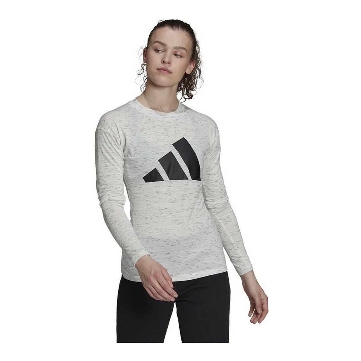 Långärmad t-shirt Dam Adidas Icons Winners 2.0 Vit - 17