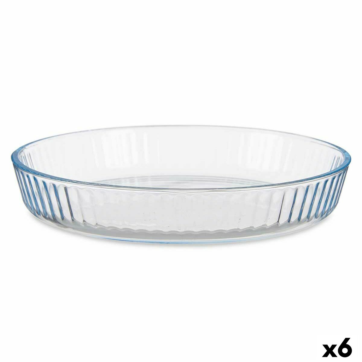 Ugnsplåt Transparent Borosilikatglas 25,5 x 4,5 x 25,5 cm (6 antal) - 3