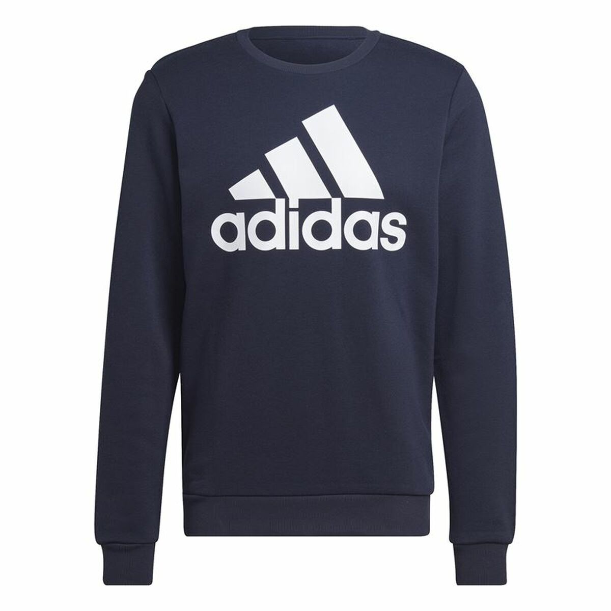 Tröja utan huva Herr Adidas Essentials Big Logo Marinblå Mörkblå - 6