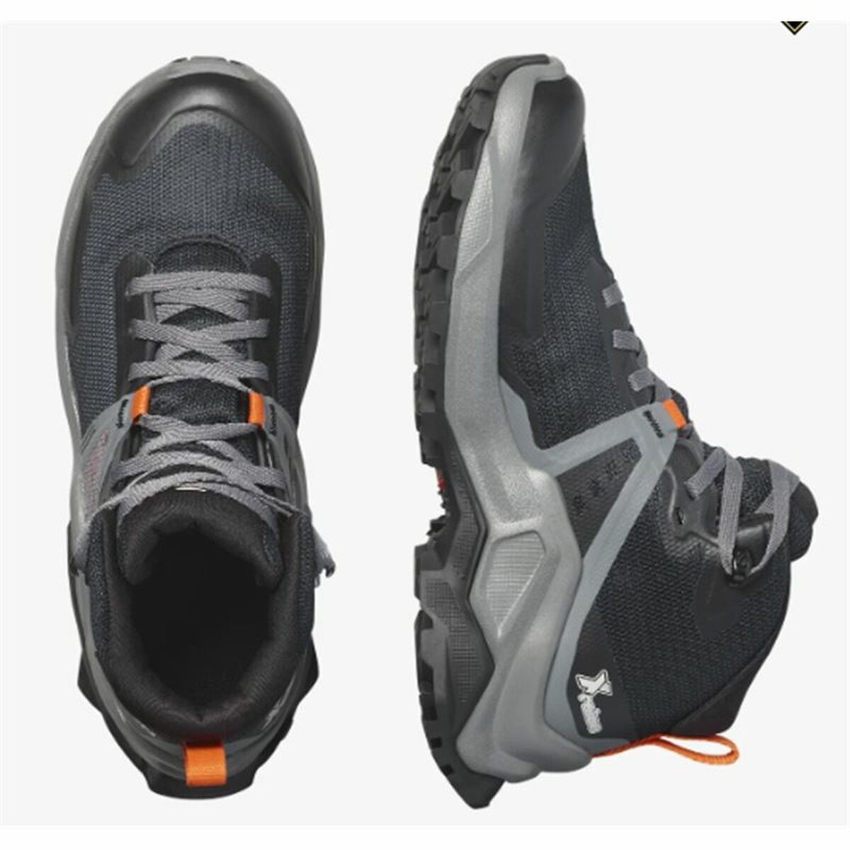 Vandringskängor för barn Salomon X Raise Mid GTX Infantil Svart - 2