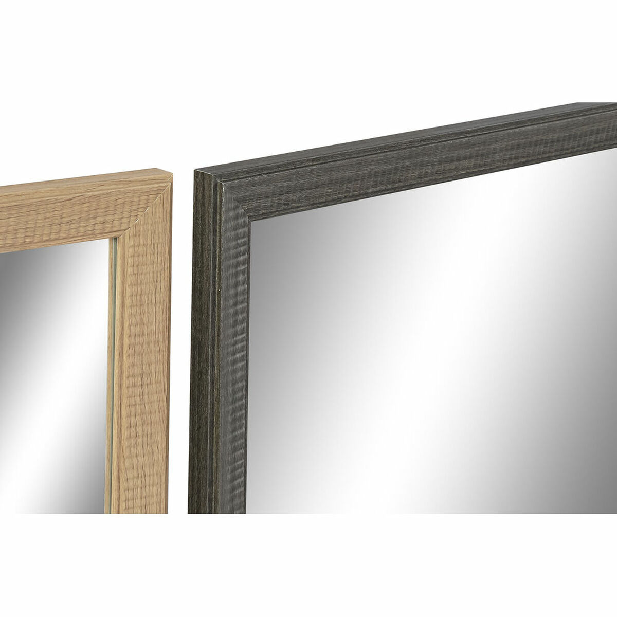 Väggspegel DKD Home Decor Vit Brun Grå Naturell 56 x 2 x 76 cm (4 antal) - 6