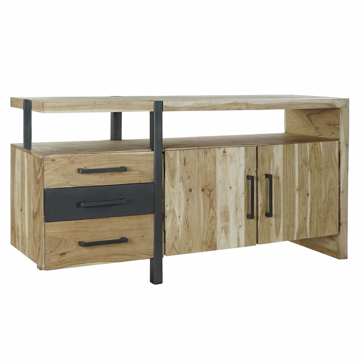 Skänk DKD Home Decor Metall Akaciaträ (170 x 54 x 90 cm)