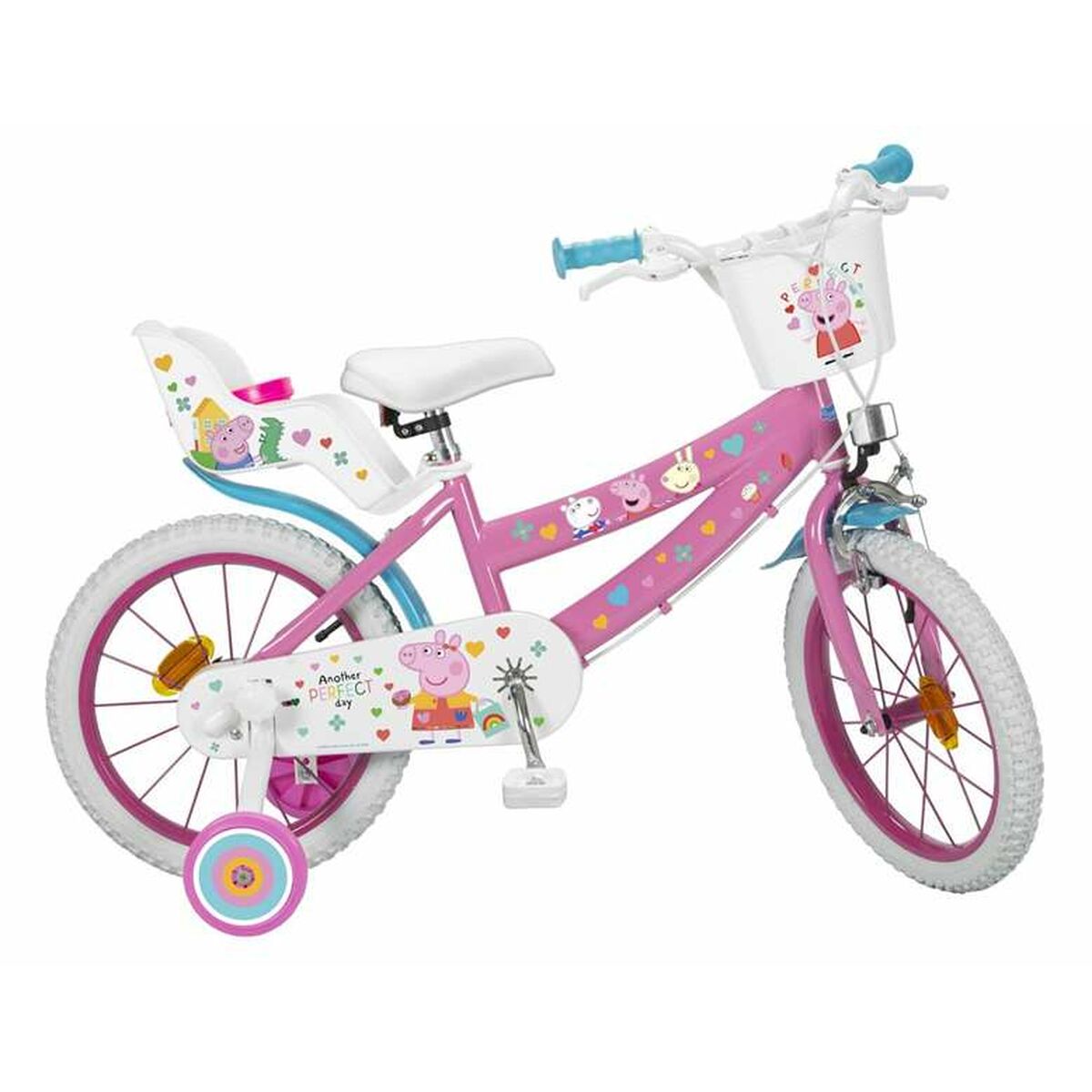Barncykel Peppa Pig 16" Rosa