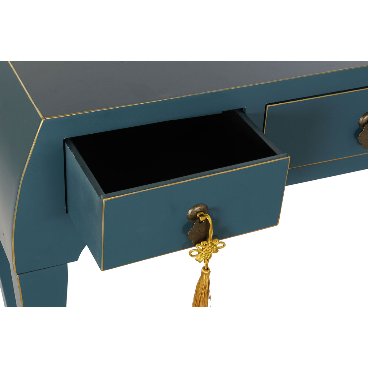 Mottagare DKD Home Decor Blå Gyllene 96 x 26 x 80 cm - 3