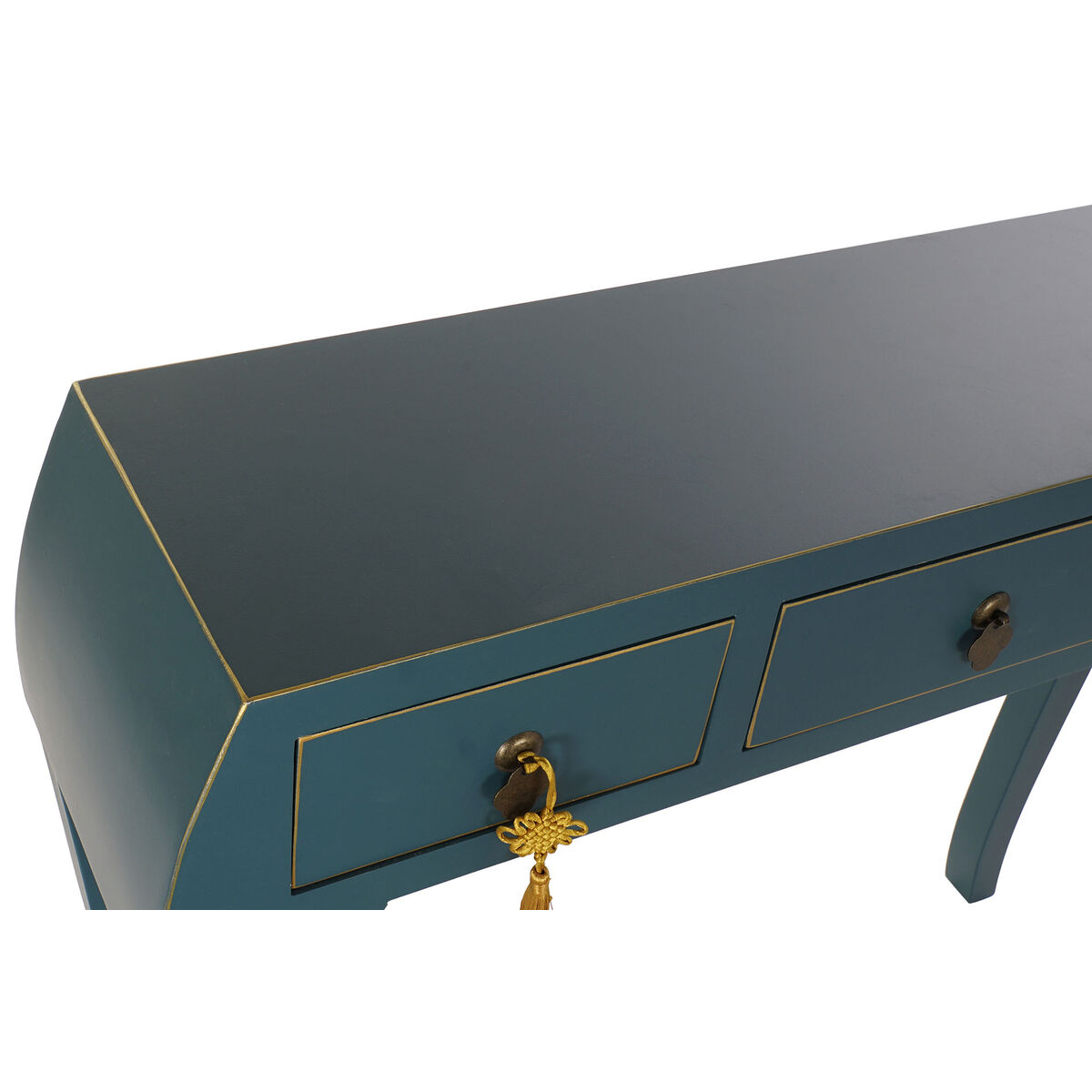 Mottagare DKD Home Decor Blå Gyllene 96 x 26 x 80 cm - 4