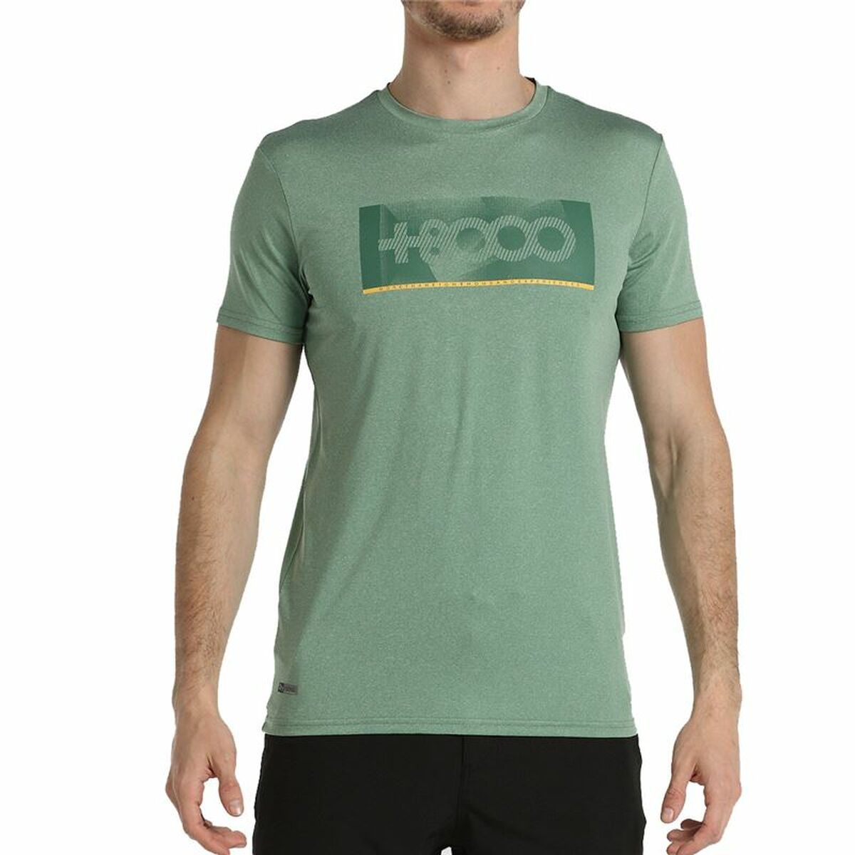 T-shirt med kortärm Herr +8000 Blå - 2