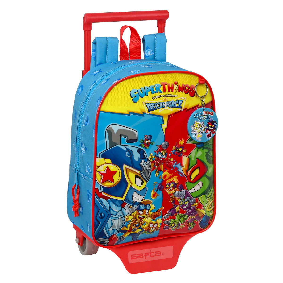 Skolväska med hjul SuperThings Rescue force Blå 22 x 27 x 10 cm - 3