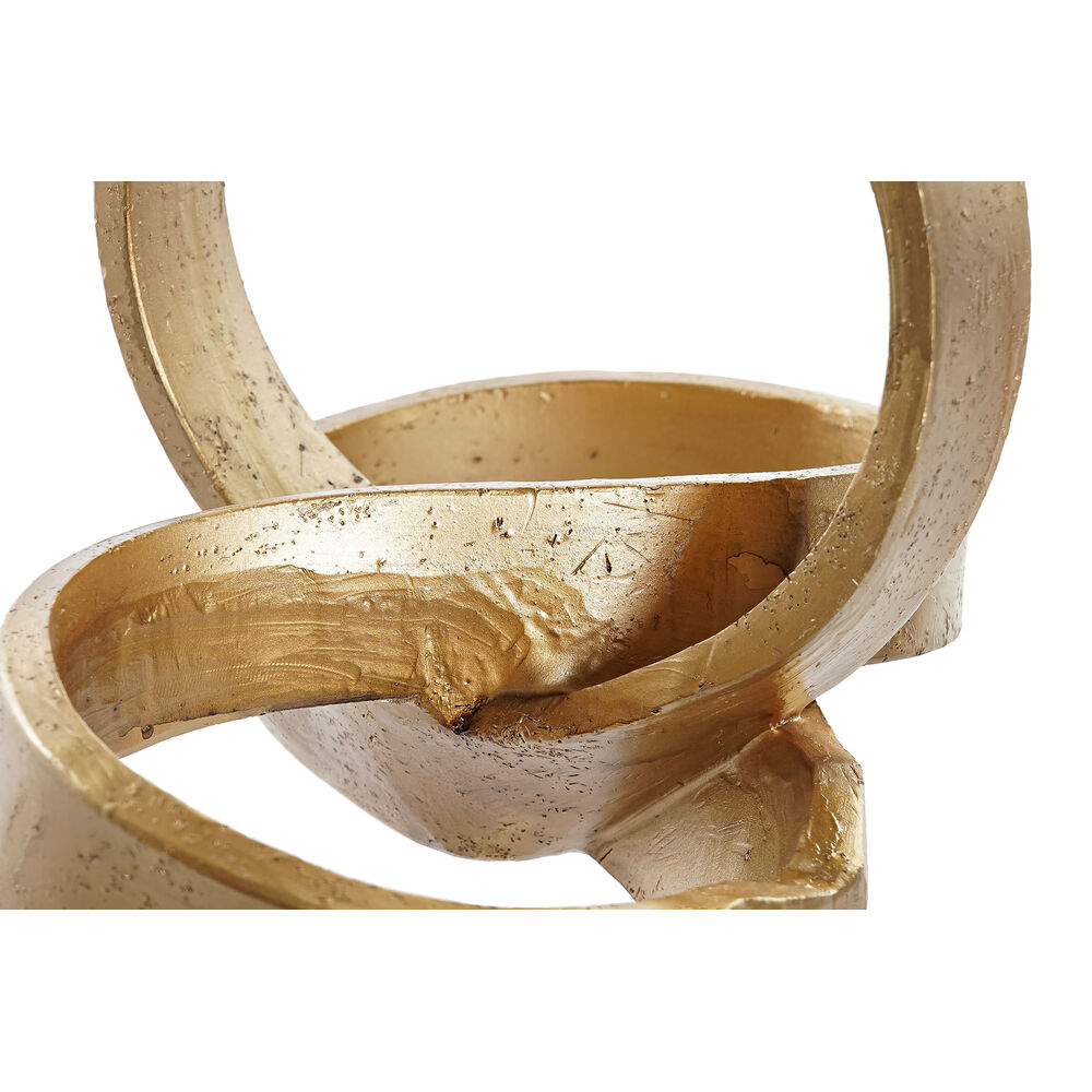 Prydnadsfigur DKD Home Decor Gyllene Abstrakt 24 x 16 x 18 cm - 2