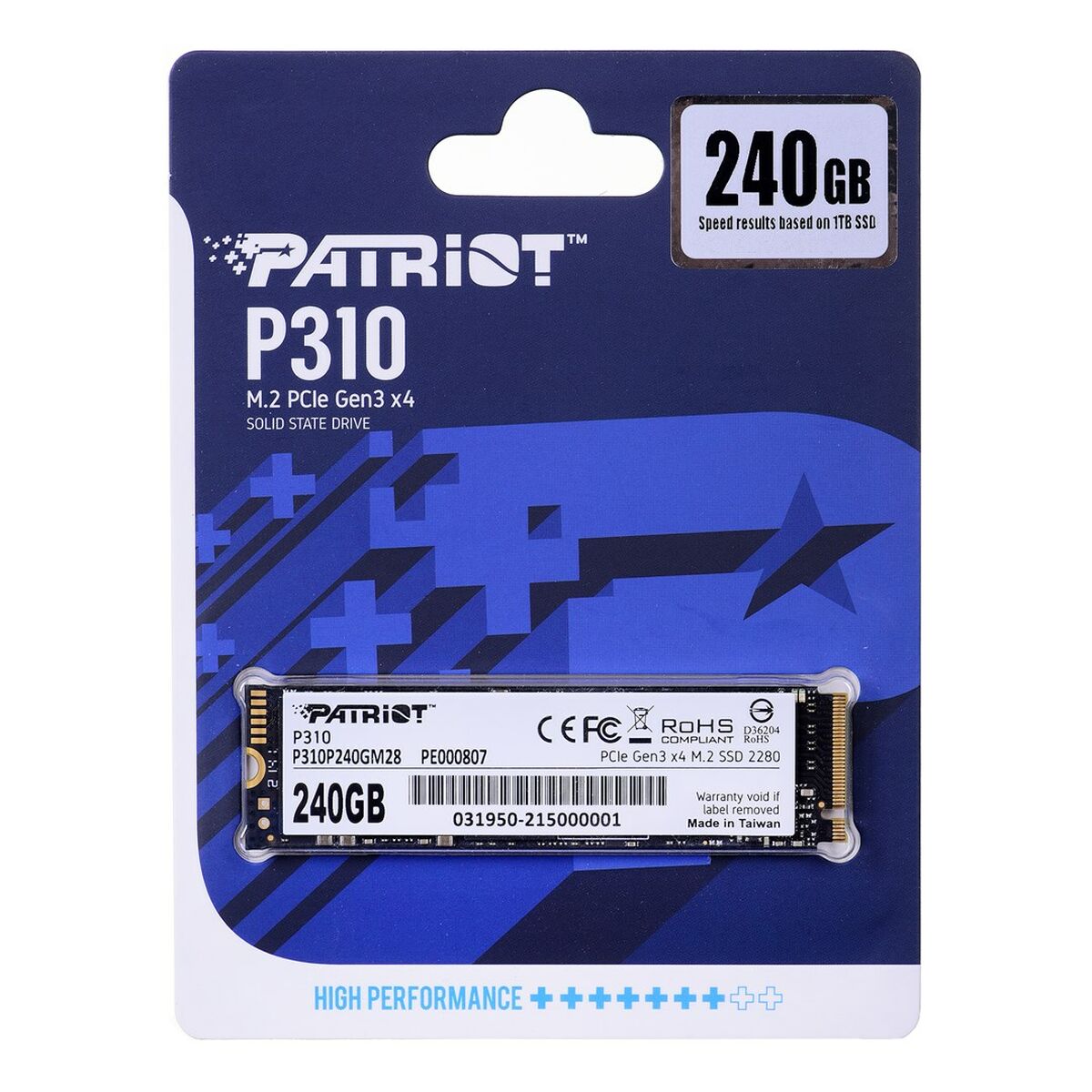 Hårddisk Patriot Memory P310 240 GB SSD - 3