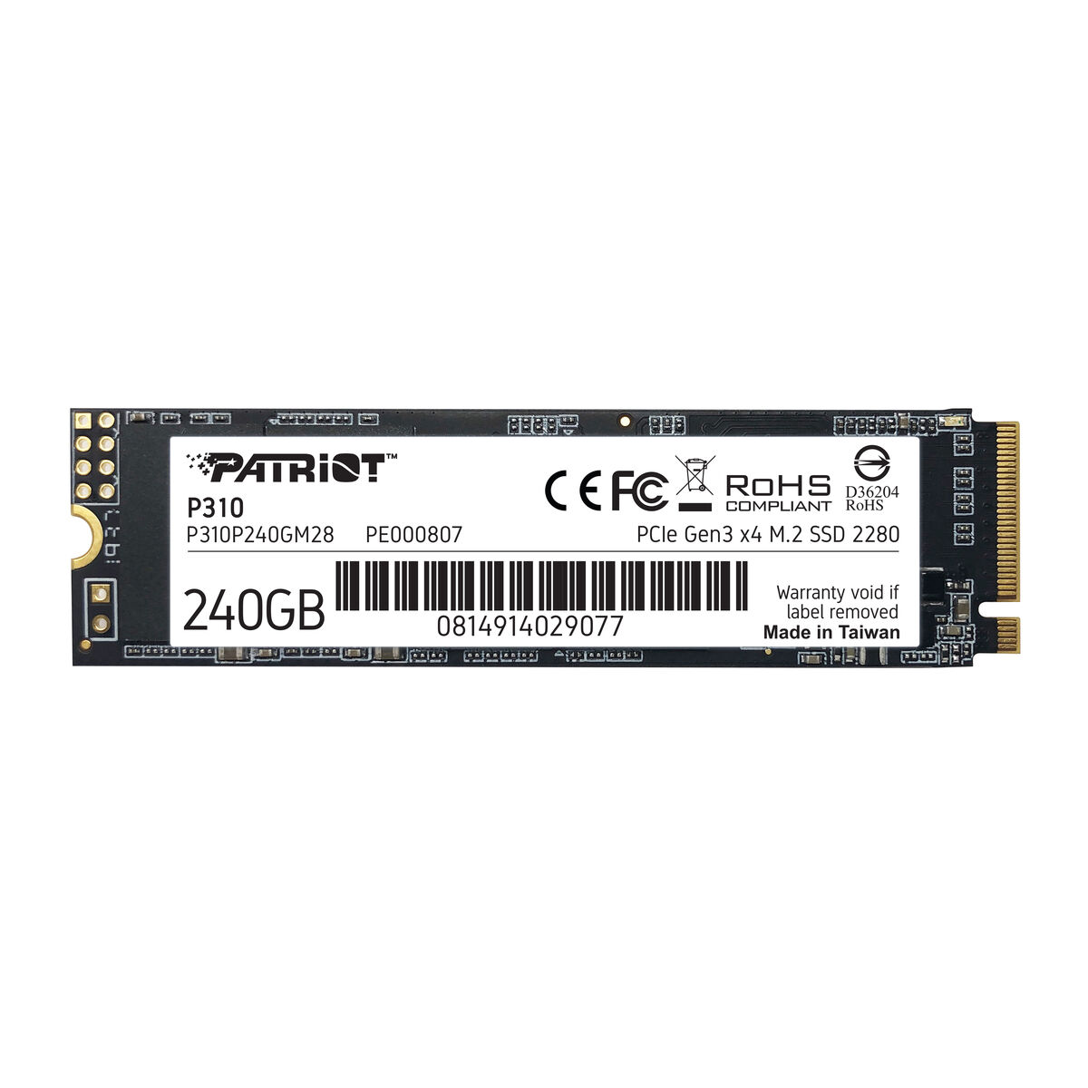 Hårddisk Patriot Memory P310 240 GB SSD - 7