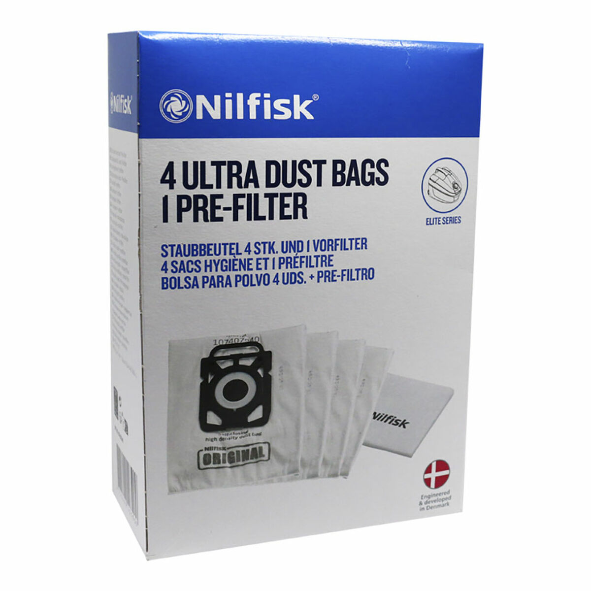 Dammsugarpåse Sil.ex Nilfisk (4 antal) - 2