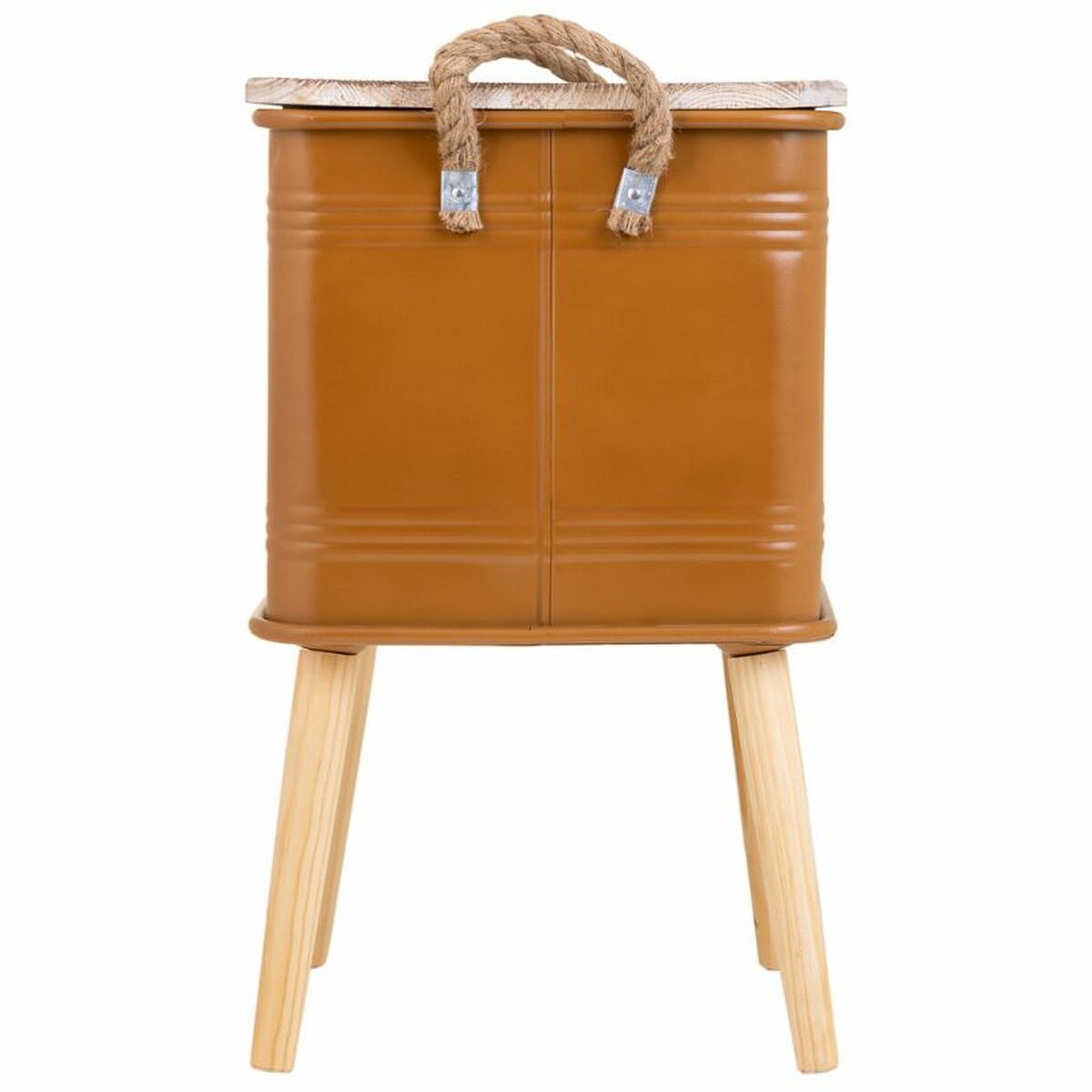 Nattduksbord Alexandra House Living Brun 34 x 34 x 55 cm - 6