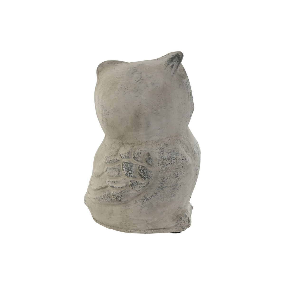 Prydnadsfigur Home ESPRIT Grå Uggla Antikbehandlad 10 x 9 x 14 cm (3 antal) - 2