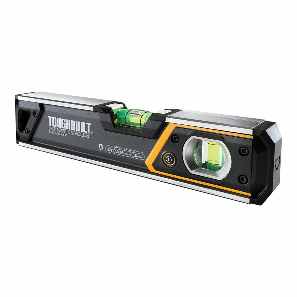 Vattenpass Toughbuilt tb-h2-l-m23-lh-m Magnetic Rörformig Belysning 23 cm