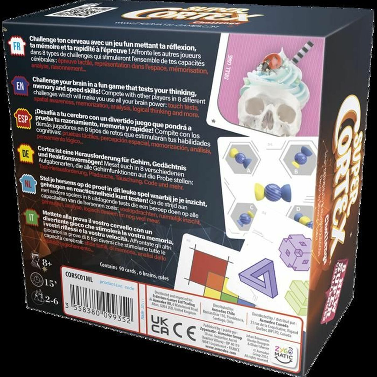Sällskapsspel Asmodee Cortex Super Cortex ML 14 x 5 x 14 cm - 3