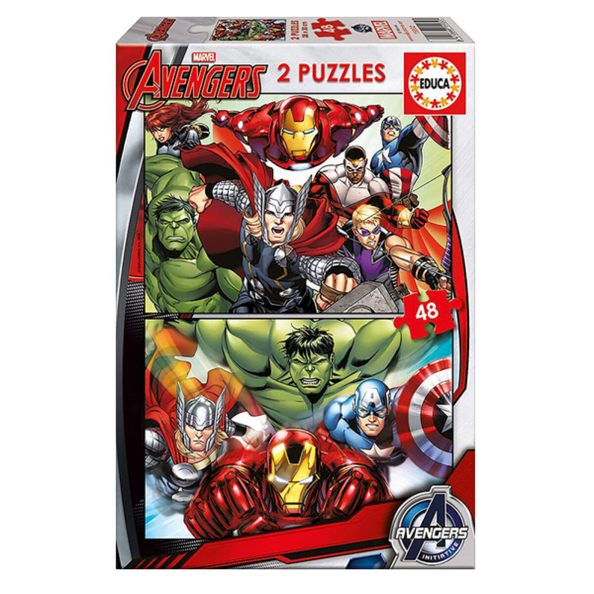 Barnpussel Marvel Avengers Educa (2 x 48 pcs) - 3