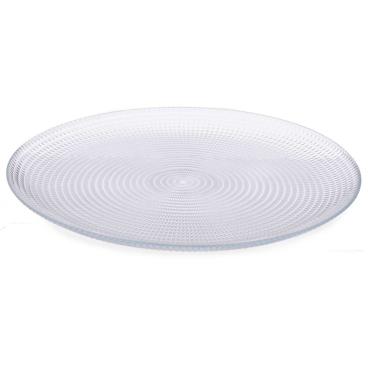 Tallriksset Pasabahce Generation Transparent Glas Ø 27 cm 27,5 x 5 x 28,5 cm (4 antal) - 6