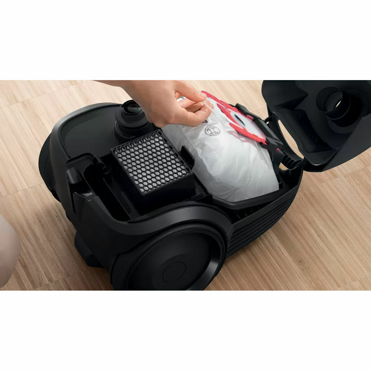 Dammsugare med Påse BOSCH BGBS2LB1 Svart 600 W 3,5 L - 4