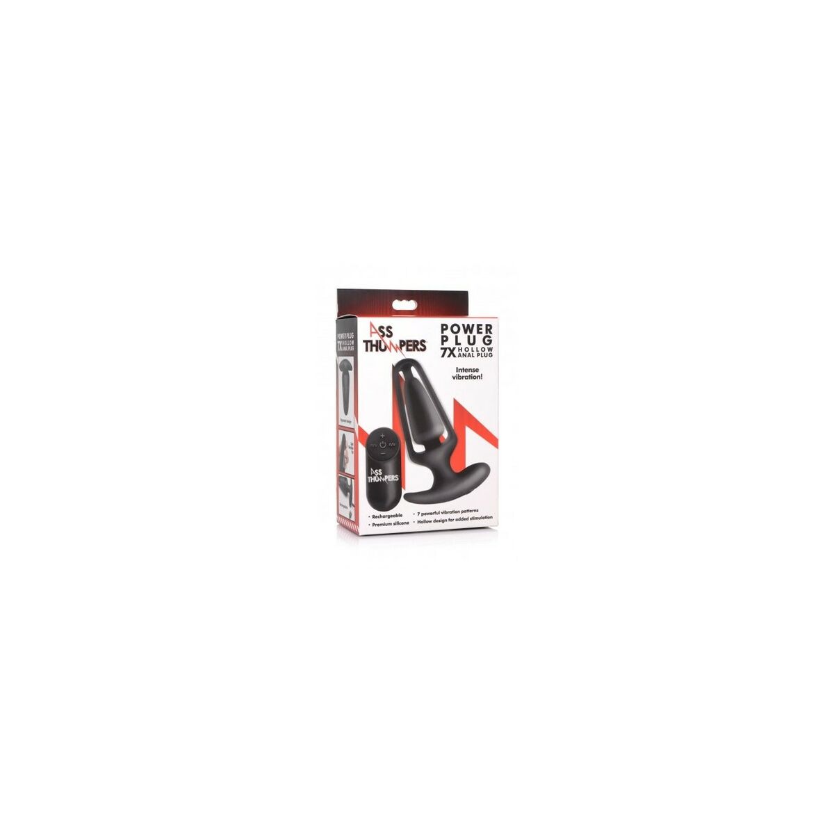 Anal vibrator XR Svart Silikon - 7