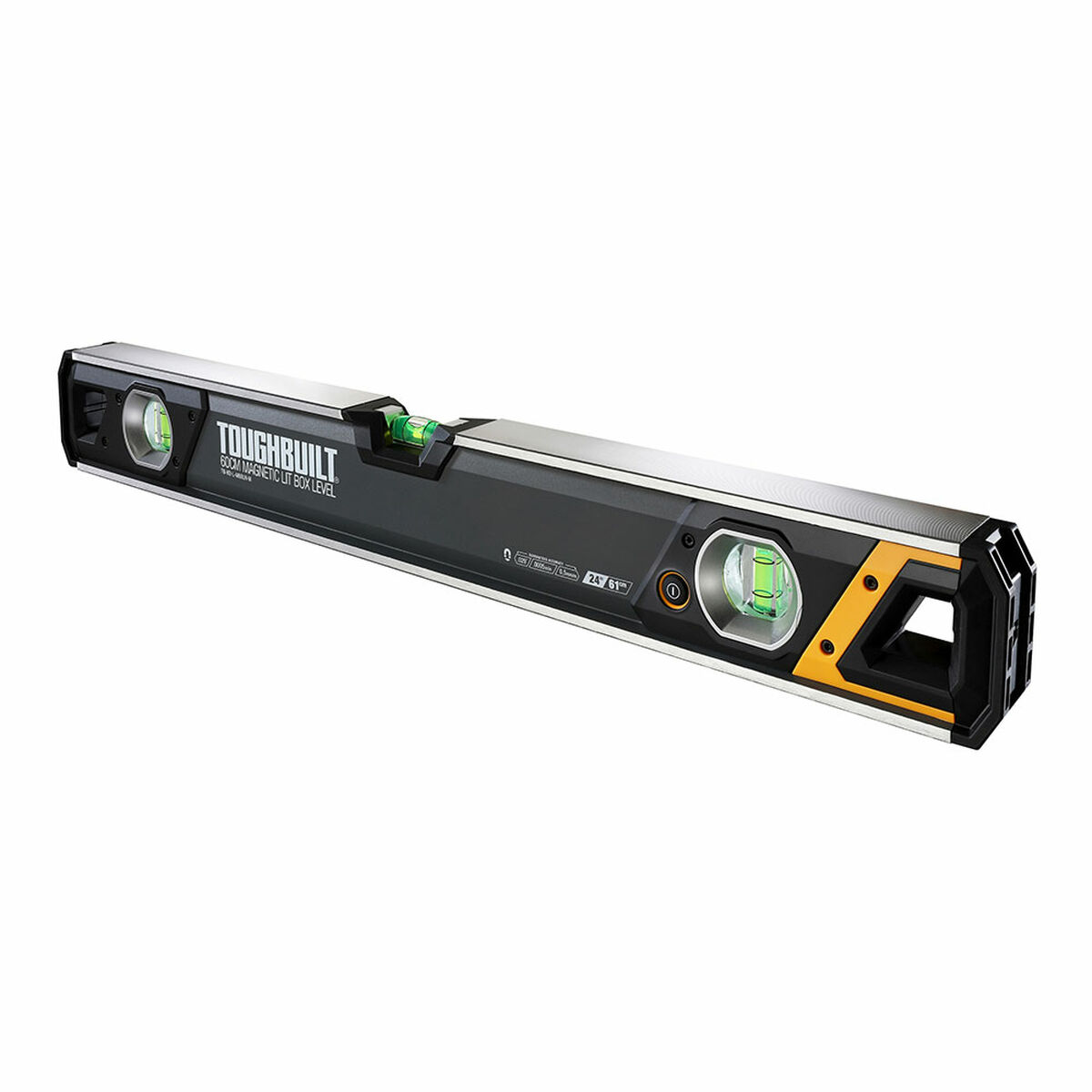Vattenpass Toughbuilt tb-h2-l-m60lh-m Magnetic Rörformig Belysning 60 cm