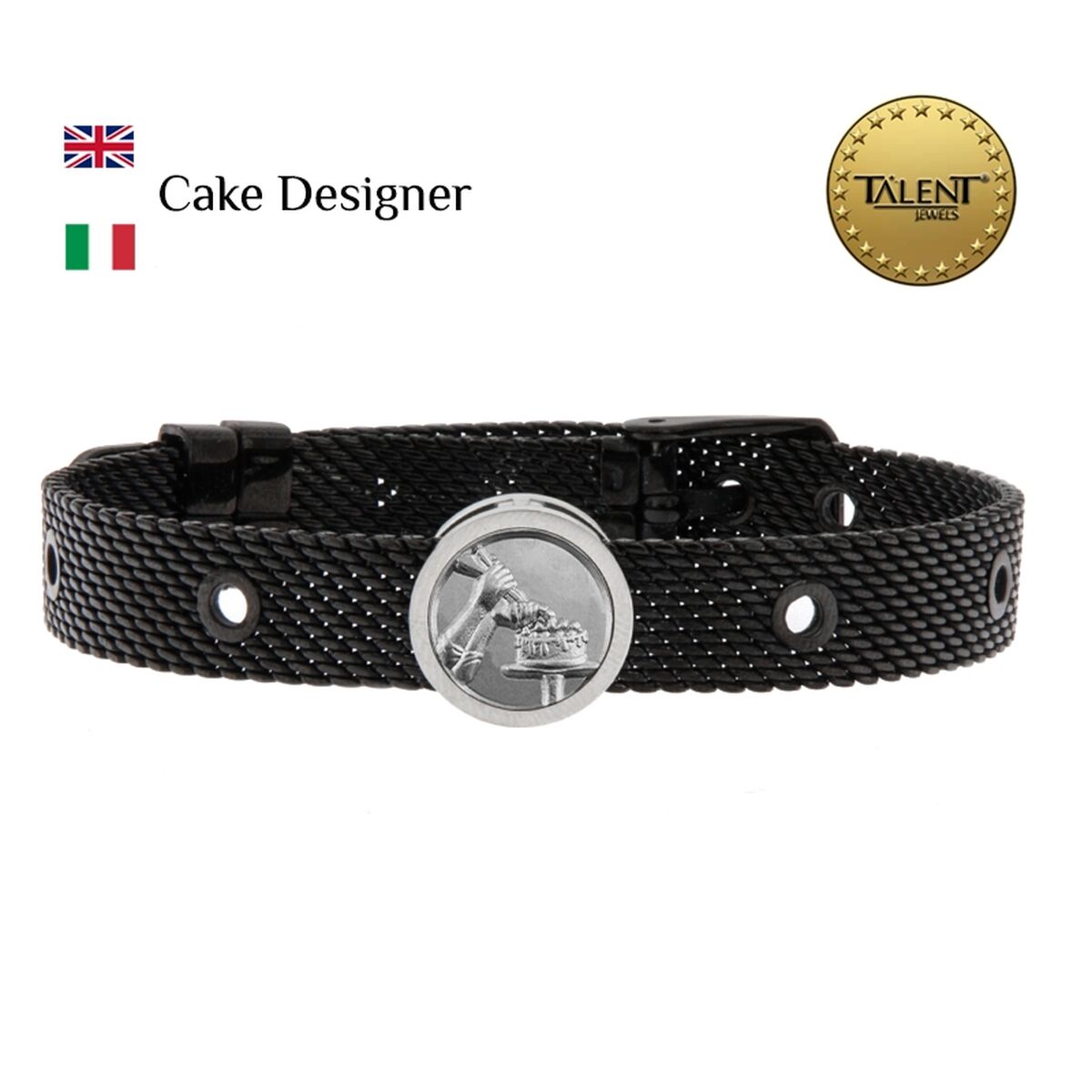 Unisexarmband Cake Designer Talent Jewels TJA-3-04-03-2-235 Svart - 2