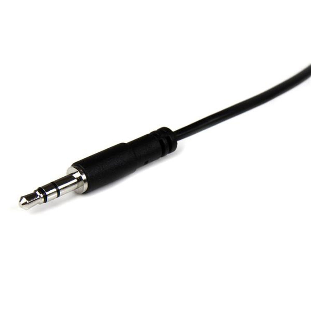 Skarvsladd Jack (3,5 mm) Startech MU1MMFS              Svart 1 m - 3