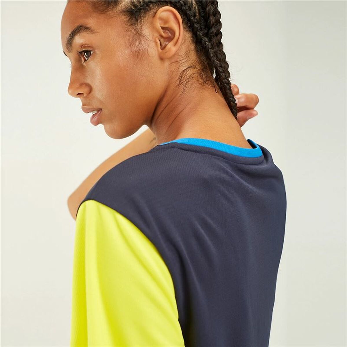 T-shirt med kortärm Dam Tommy Hilfiger Colour-Blocked Blå - 3