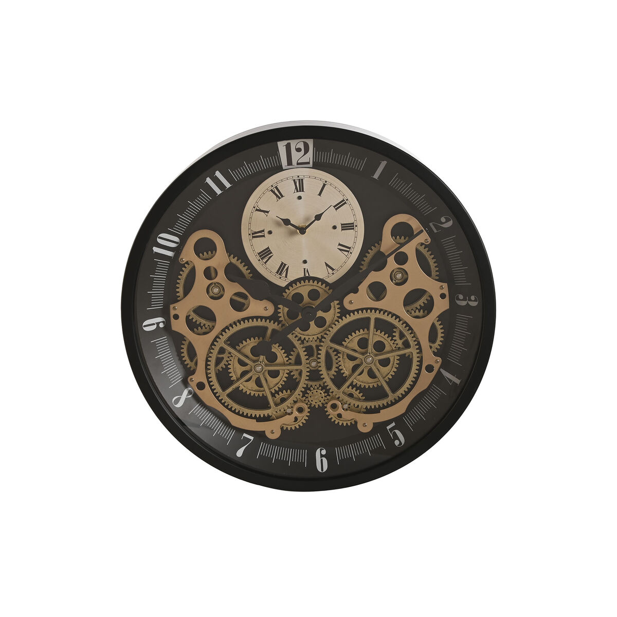 Väggklocka Home ESPRIT Multicolour Metall - 4