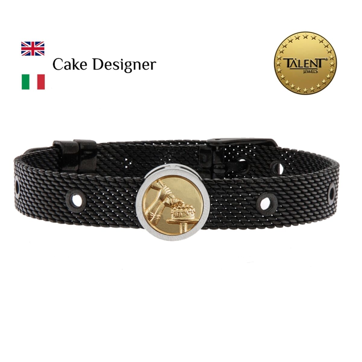 Unisexarmband Cake Designer Talent Jewels TJA-3-04-01-2-235 Svart - 2