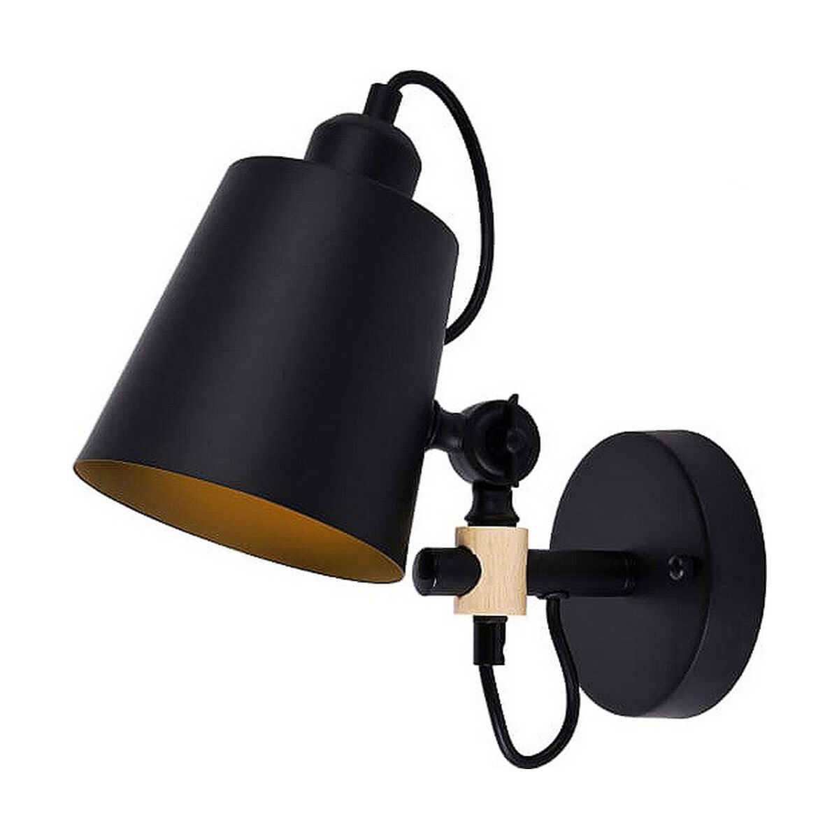 Vägglykta EDM 32112 32112 Svart 60 W 220-240 V 25 x 27 cm - 2