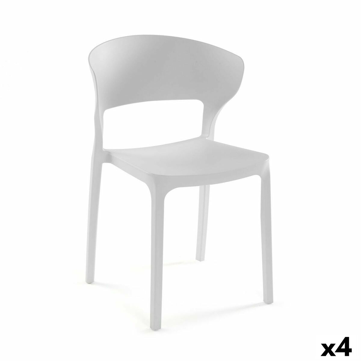 Stol Versa Vit 39,5 x 79 x 41,5 cm (4 antal)