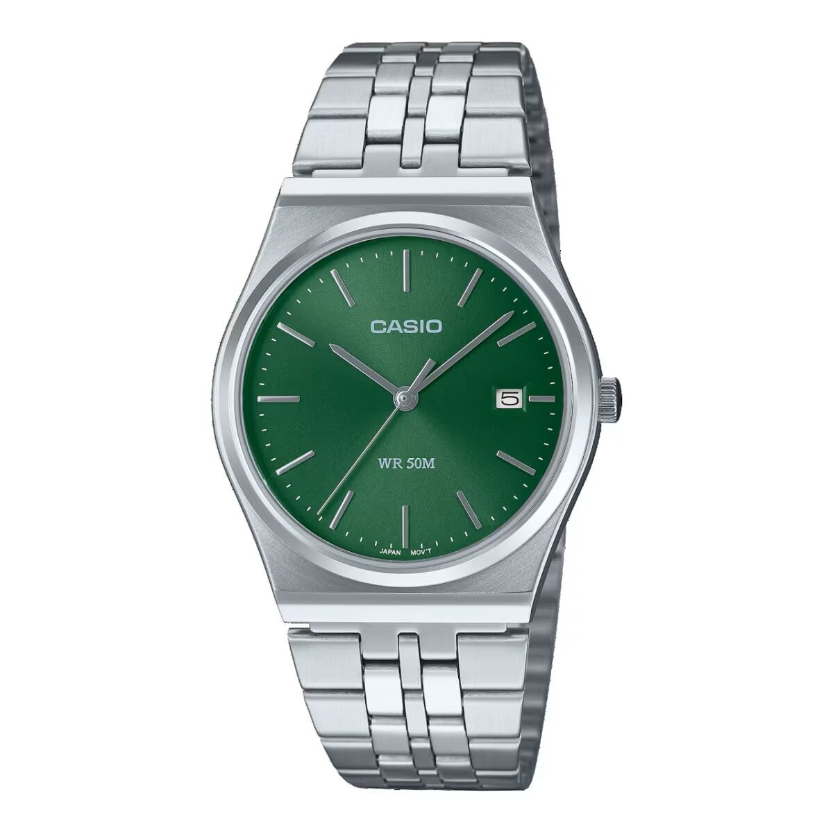 Herrklocka Casio MTP-B145D-3AVEF Grön Silvrig (Ø 35 mm)