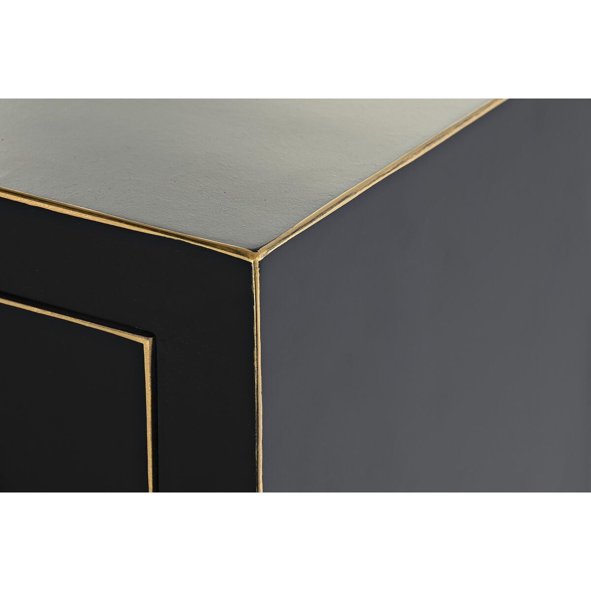 Byrå DKD Home Decor Svart Gyllene Gran Trä MDF Orientalisk 63 x 28 x 101 cm - 8