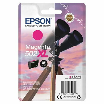 Original Bläckpatron Epson Twin XL 502 Magenta