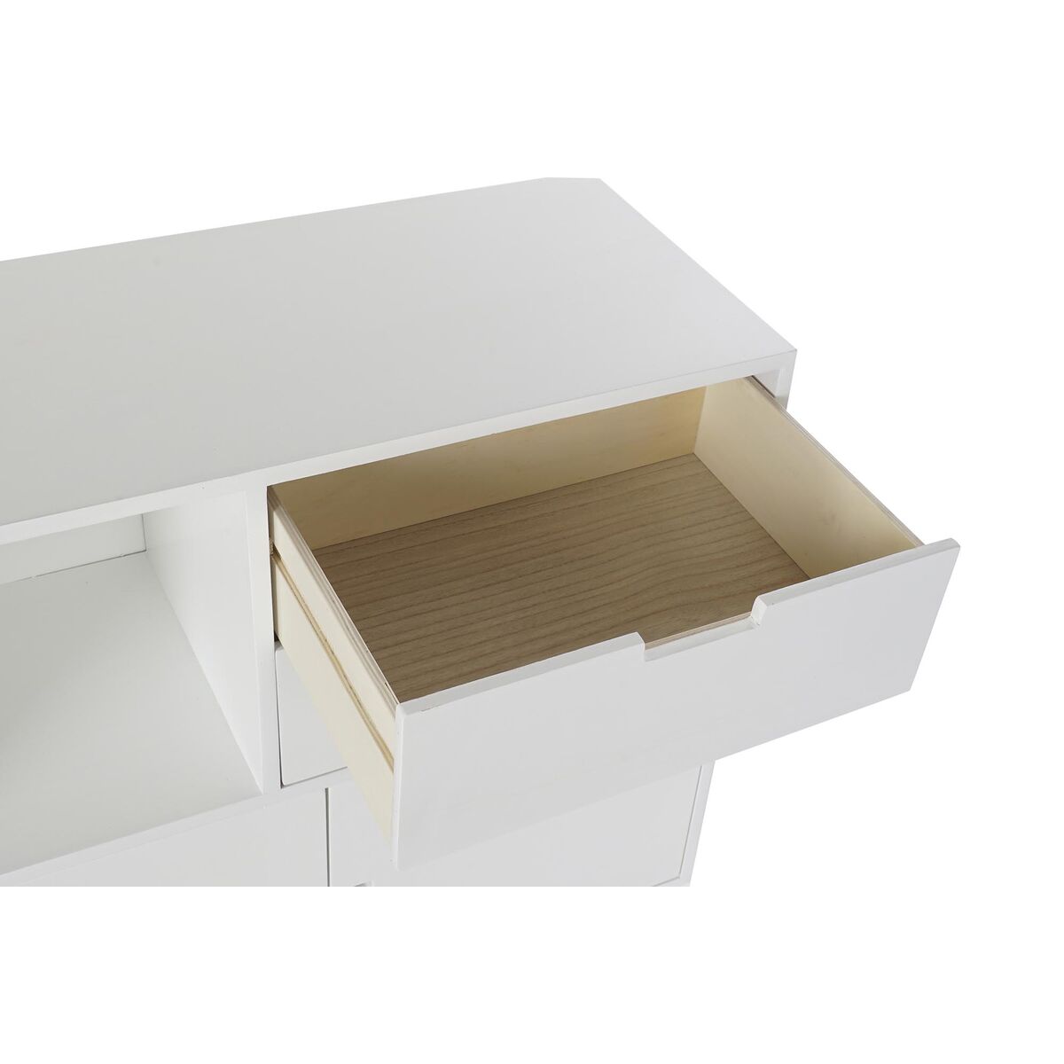 Skänk DKD Home Decor Glas Paulowniaträ Trä MDF (120 x 35 x 80 cm) - 3