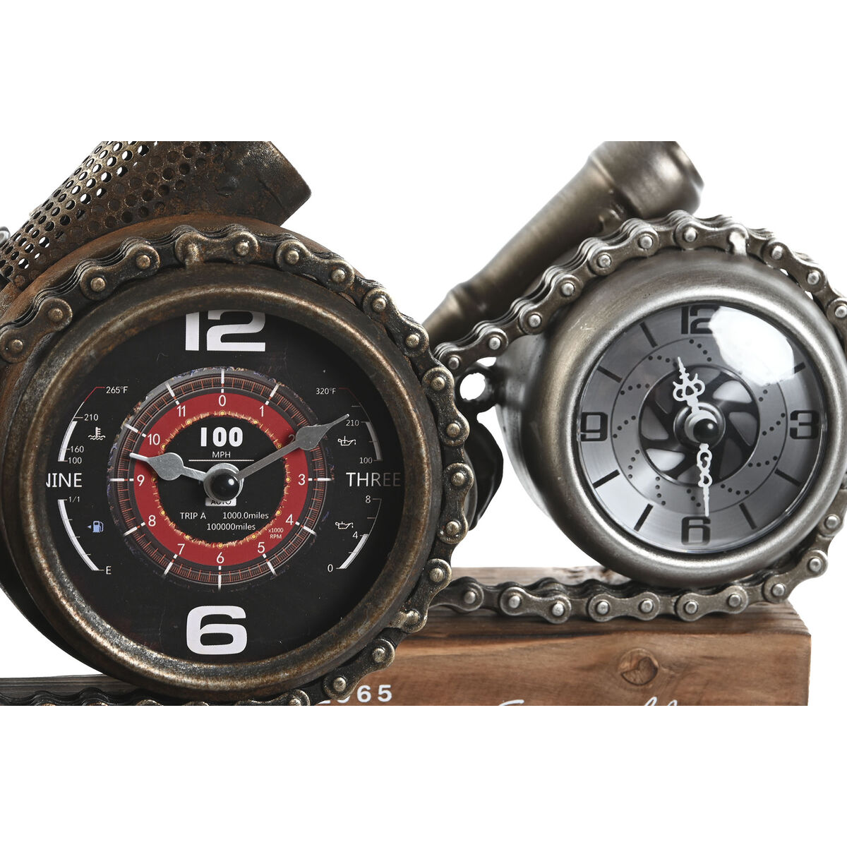 Asztali óra Home ESPRIT Multicolour Metall Vintage - 2