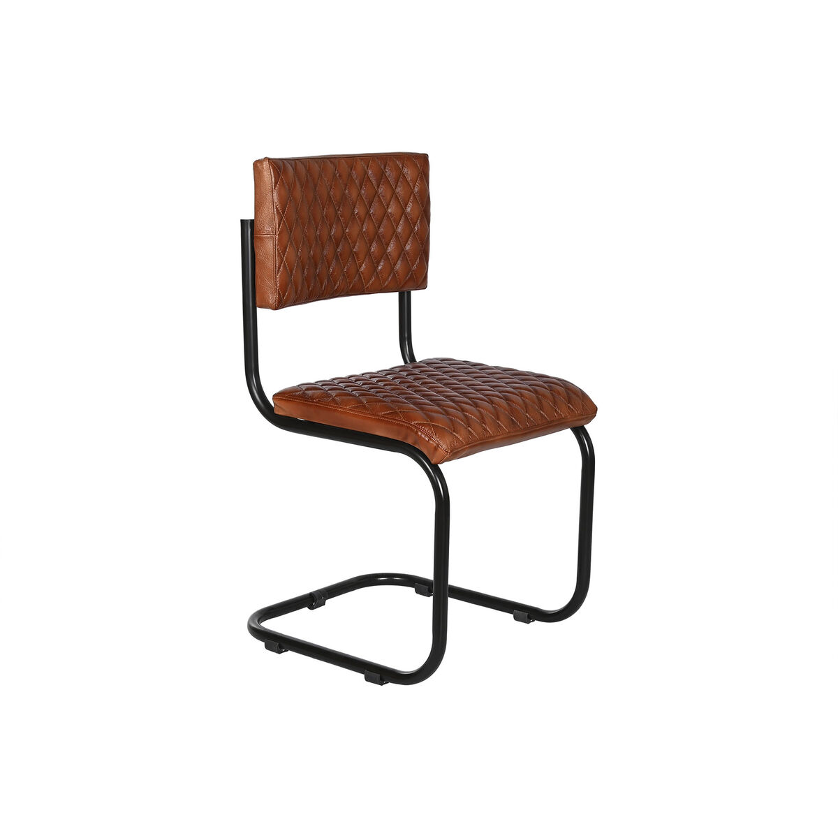 Stol Home ESPRIT Brun Svart 47 x 50 x 88 cm