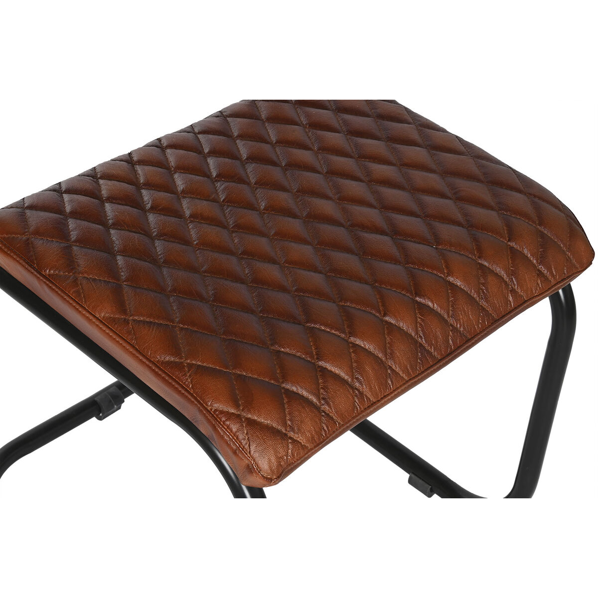 Stol Home ESPRIT Brun Svart 47 x 50 x 88 cm - 4