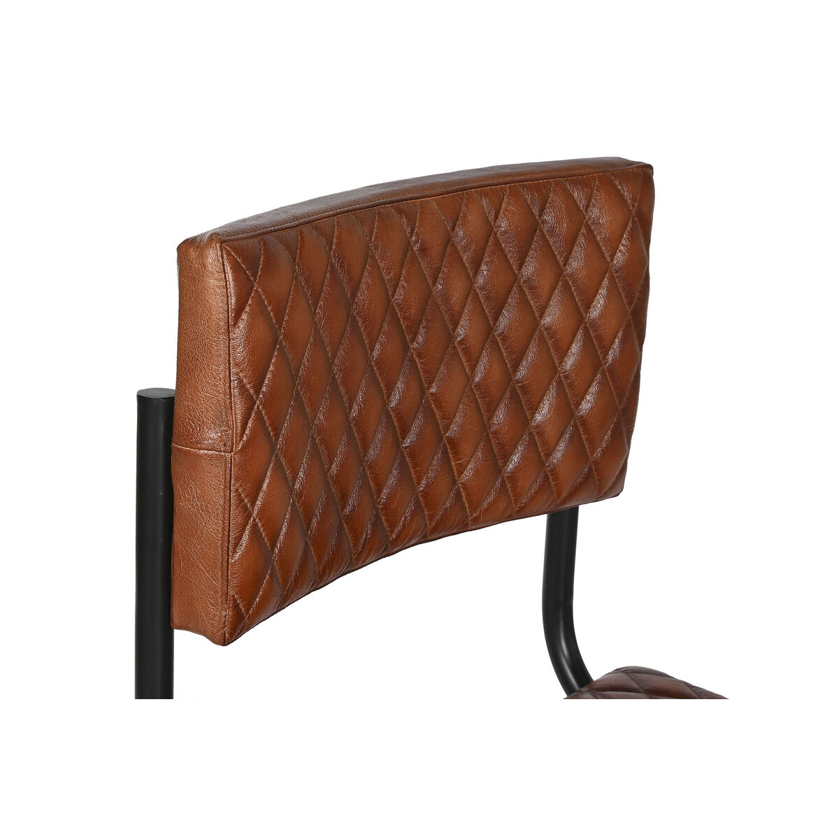 Stol Home ESPRIT Brun Svart 47 x 50 x 88 cm - 5