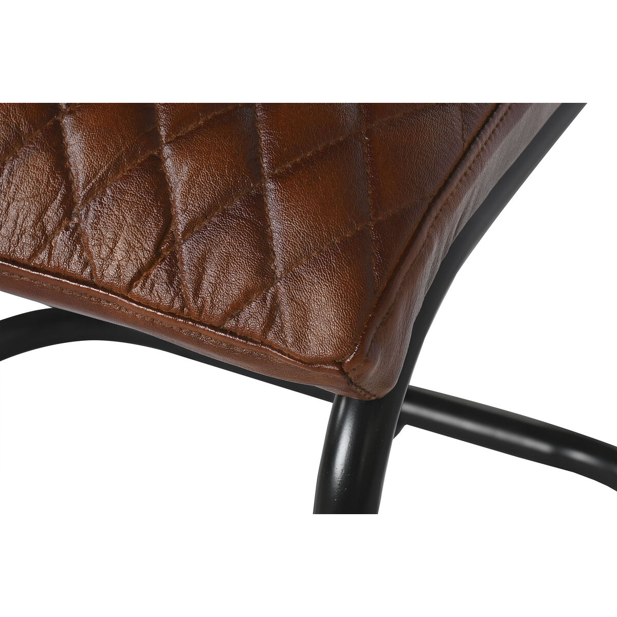 Stol Home ESPRIT Brun Svart 47 x 50 x 88 cm - 6