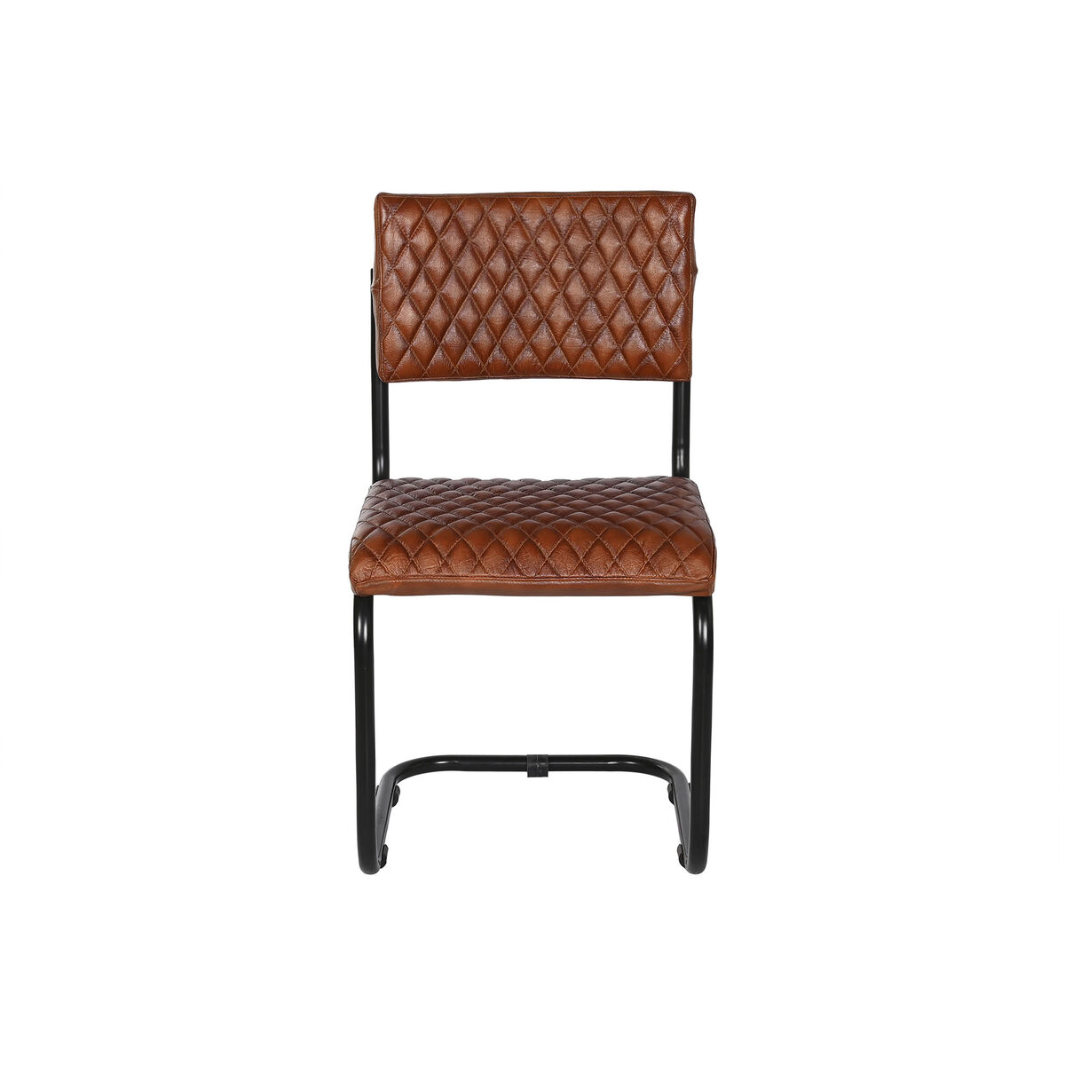 Stol Home ESPRIT Brun Svart 47 x 50 x 88 cm - 2