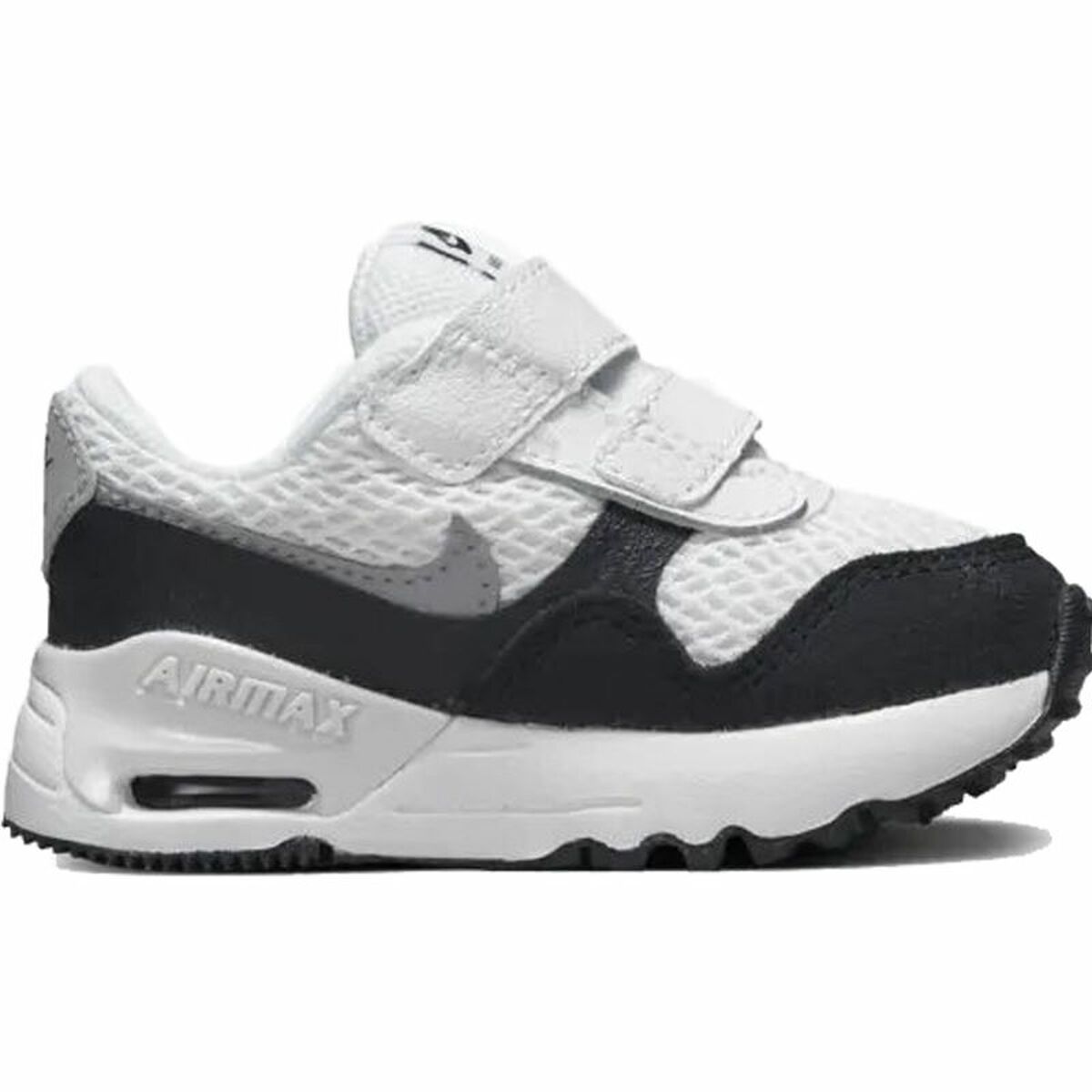 Badskor för småbarn Nike Air Max Systm Svart Vit