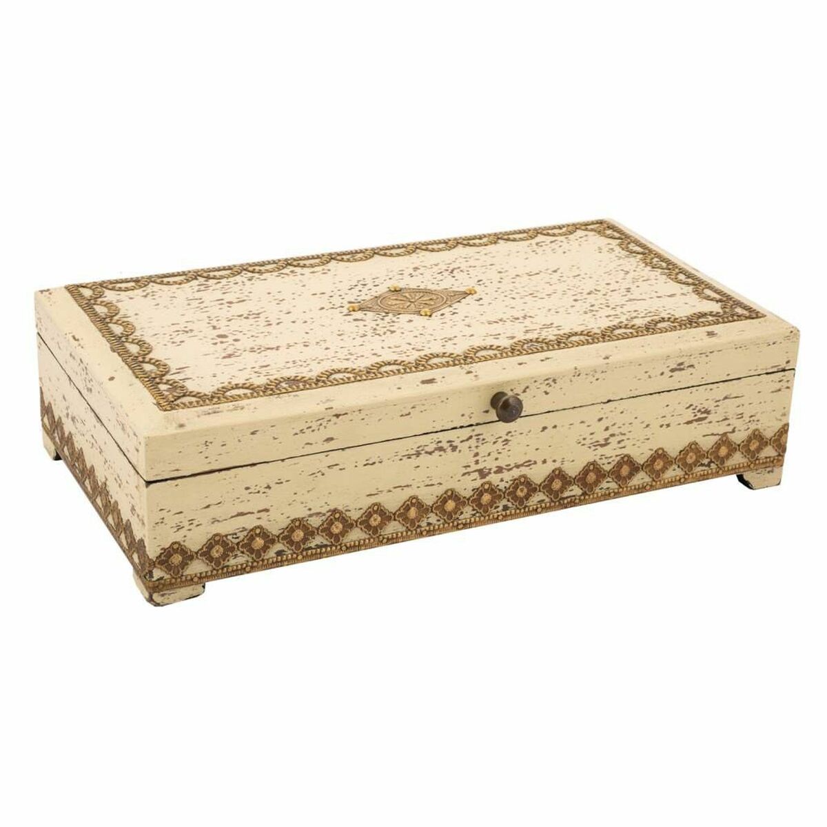 Smyckeskrin Alexandra House Living Kräm Mangoträ 18 x 9 x 33 cm