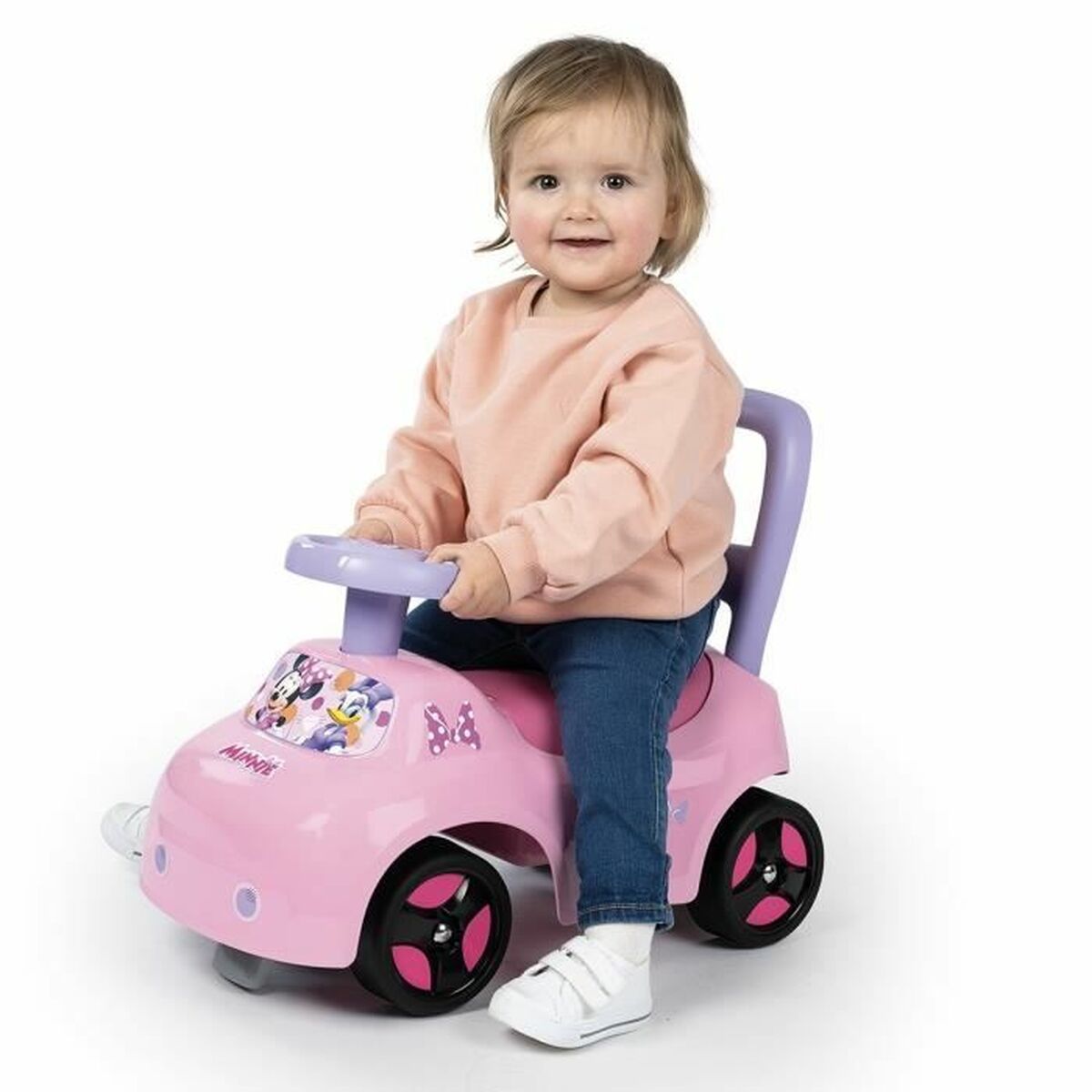 Trehjuling Smoby Minnie Rosa 2 i 1 - 4