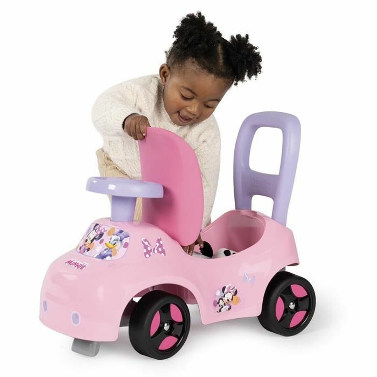 Trehjuling Smoby Minnie Rosa 2 i 1 - 3