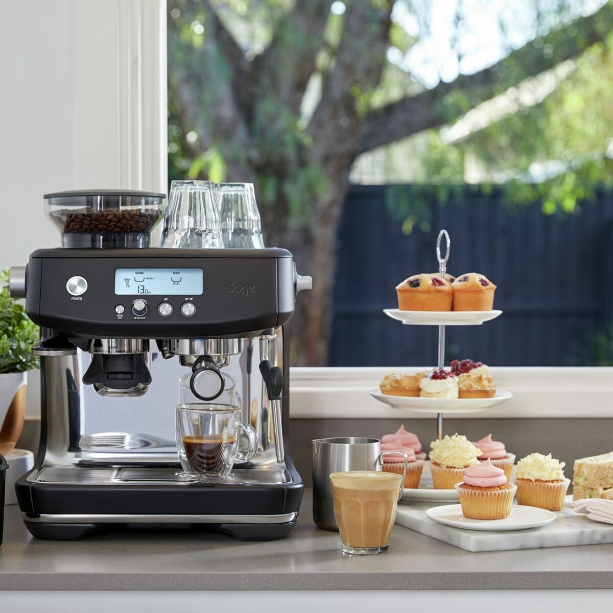 Superautomatisk kaffebryggare Sage SES878BTR4EEU1 Svart 1680 W 1 L - 3
