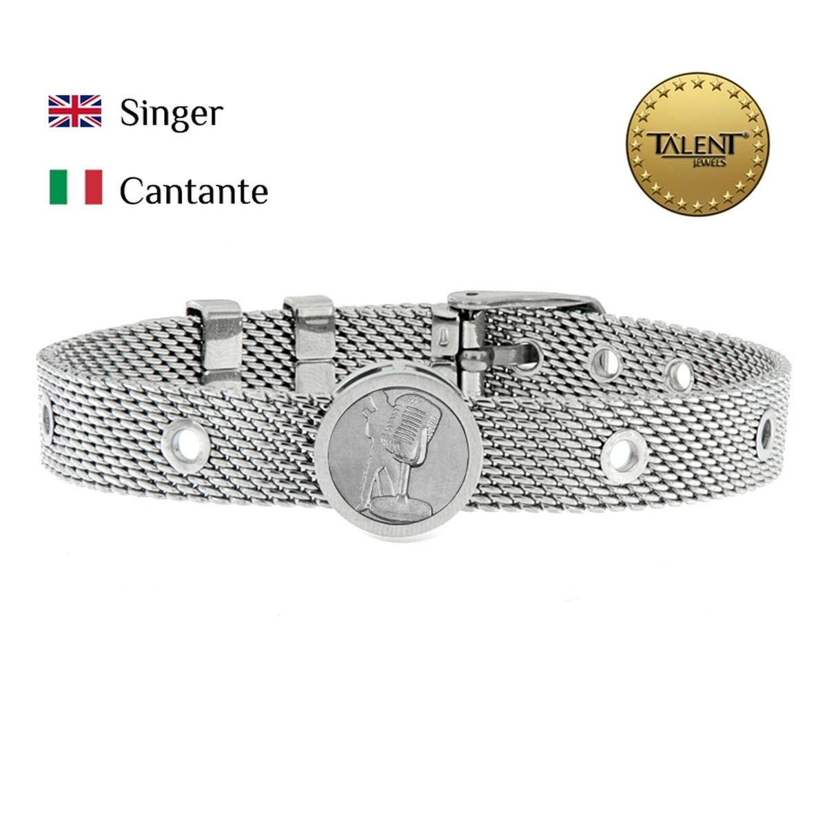 Unisexarmband Singer Talent Jewels TJA-4-02-03-1-235 Silvrig - 2