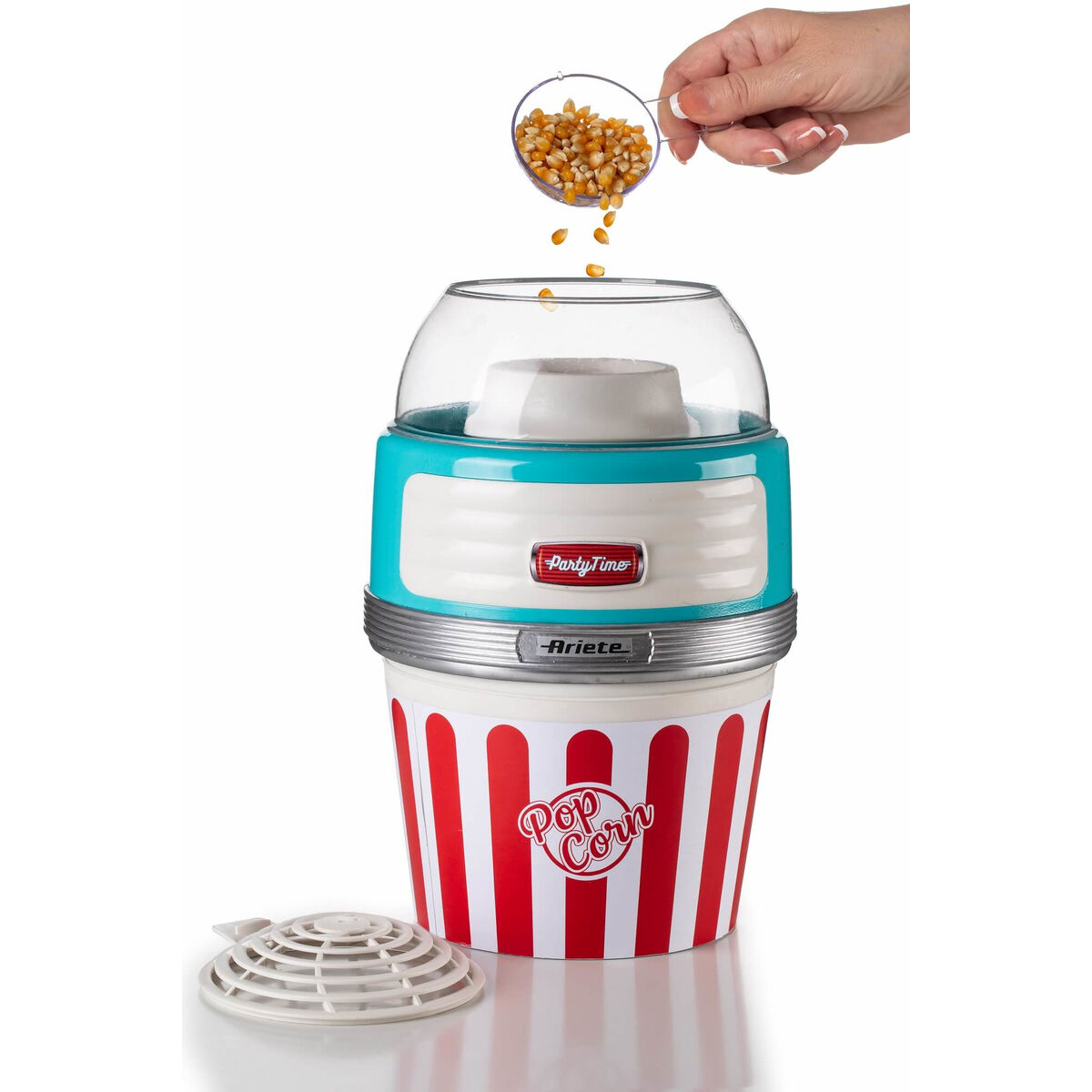 Popcornmaskin Ariete 2957/01 Azul,rojo,blanco 1100 W - 5